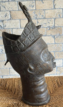 Load image into Gallery viewer, Benin Bronze Head – 20th Century