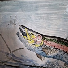 Load image into Gallery viewer, David Sharp Hand Painted Ceramic Tile - Rainbow Trout