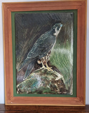Load image into Gallery viewer, David Sharp Hand Painted Ceramic Tile - Owl