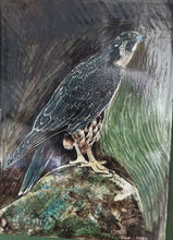 Load image into Gallery viewer, David Sharp Hand Painted Ceramic Tile - Owl