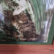 Load image into Gallery viewer, David Sharp Hand Painted Ceramic Tile - Owl