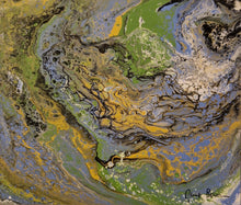 Load image into Gallery viewer, June Bevan Abstract 'Terrestrial Torrent'