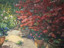 Load image into Gallery viewer, June Bevan 'Garden Scene'
