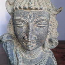 Load image into Gallery viewer, Cambodian Khymer Hindu Goddess Stone Head