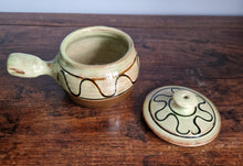 Load image into Gallery viewer, Winchcombe Pottery: Handled Slipware Bowl with Lid