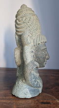 Load image into Gallery viewer, Cambodian Khymer Hindu Goddess Stone Head
