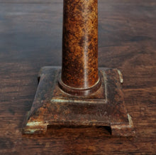 Load image into Gallery viewer, Pair of Patinated Brass Candlesticks
