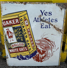 Load image into Gallery viewer, Enamel Sign - Quaker Oats
