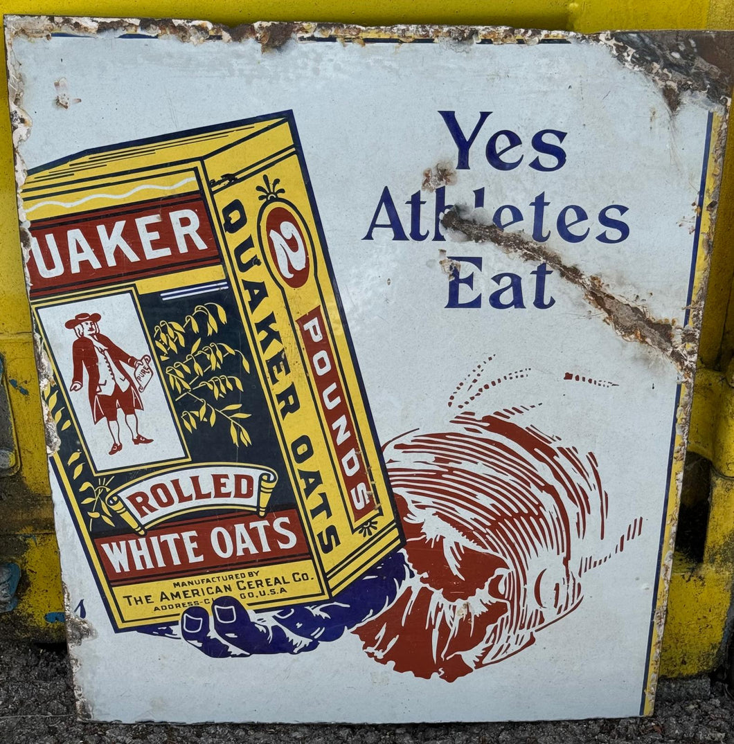 Enamel Sign - Quaker Oats