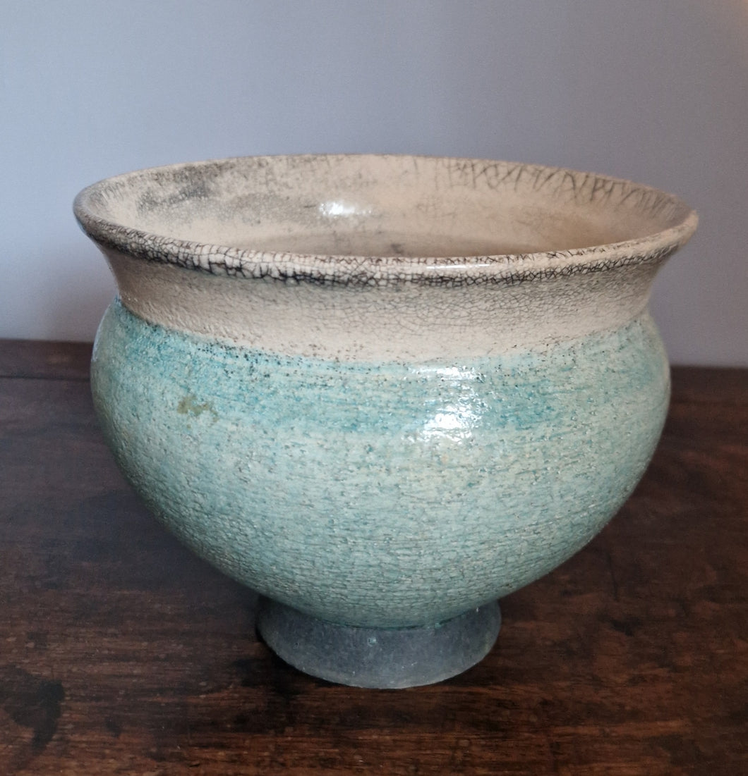Raku Pottery Bowl