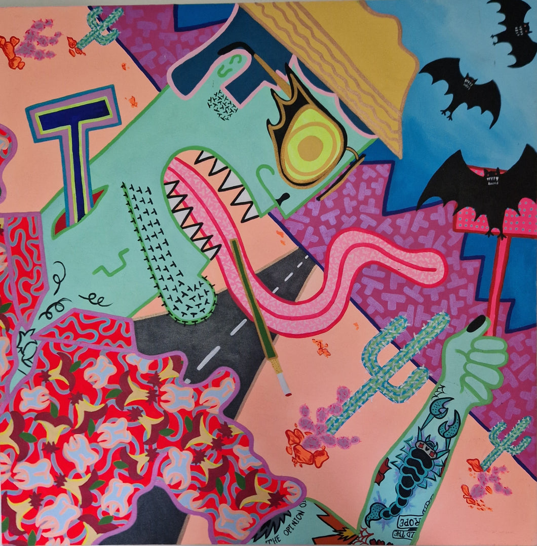 Taylor Bystrom: Acrylic on Canvas