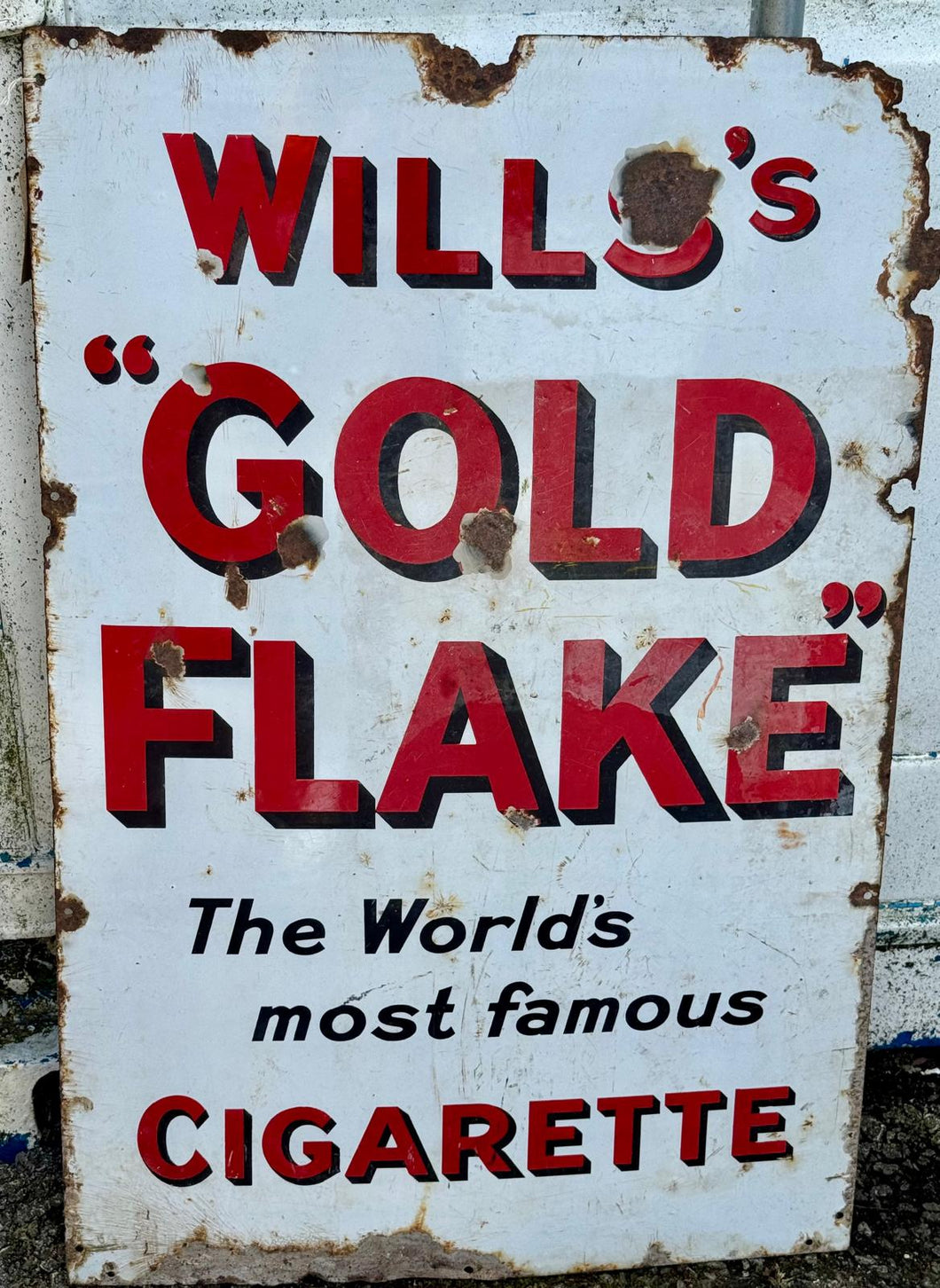 Enamel Sign - Wills Gold Flake